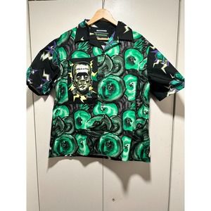 Prada Frankenstein Bowling Shirt 2019 size XL Poplin